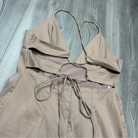 Zara Tan Midi Dress - Picture 4 of 4